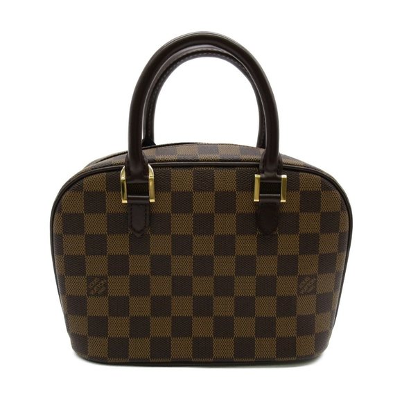 LOUIS VUITTON Sarria Mini Hand bag N51286 Damie canvas Brown Ebene Used - Picture 1 of 10